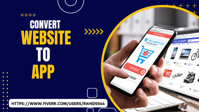 convert your website to an app for android and ios