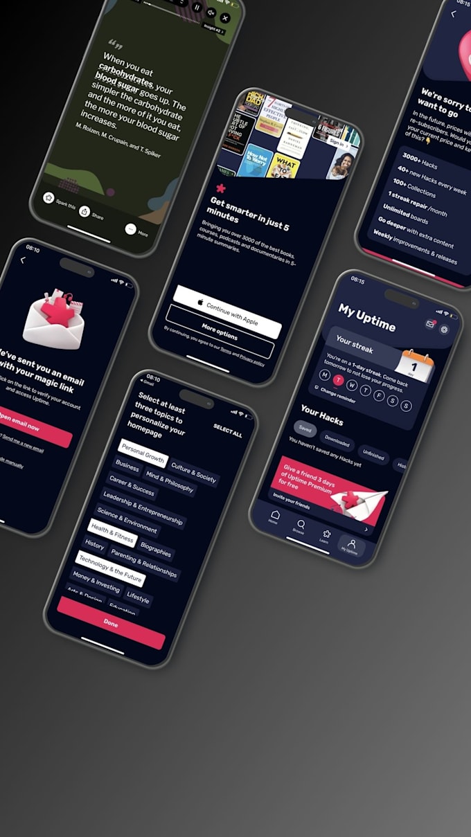 Design mobile app ui ux design and website ui ux design by Nafedbac ...