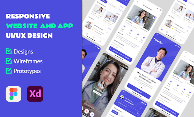 Design functional wireframes, ui ux design, stunning wireframes, figma ... image.