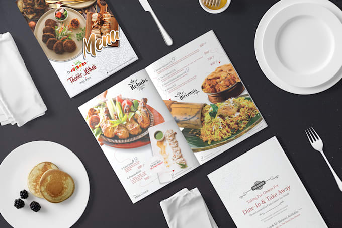 Design lucrative restaurant menu by Miacrana | Fiverr