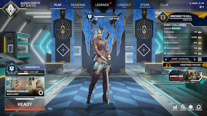 give you apex legends level 100 with loba heirloom