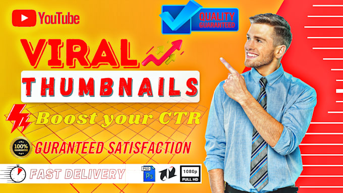 Design attractive youtube thumbnail by Usamaahmed13 | Fiverr