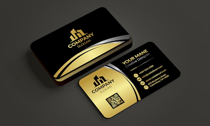 do 3 custom business card designs for your brand in just 6 hours