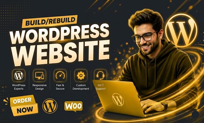 design modern wordpress websites and business websites