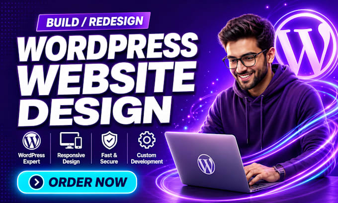 design modern wordpress websites and business websites