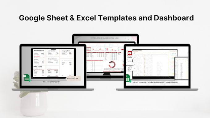 create google sheets and excel dashboards templates and automation with vba