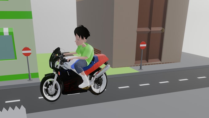 make 3d animation in blender with your 3d character