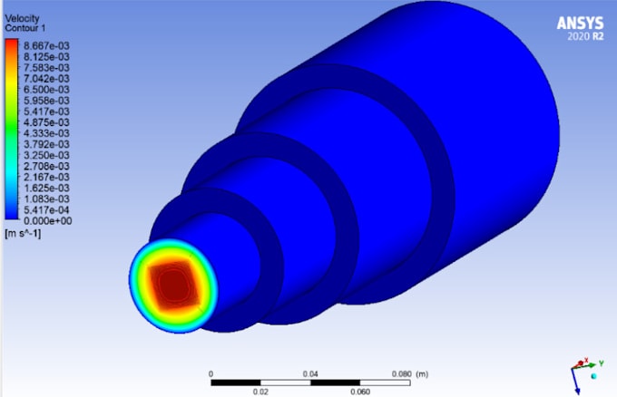 Model 3d model perform analysis fem thermal and ansys fluent using ...