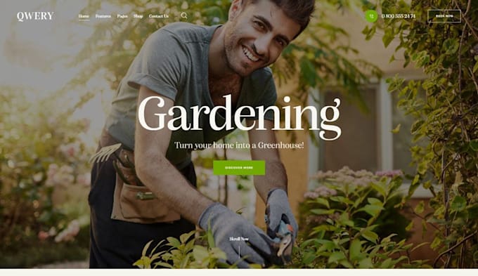do gardening website business