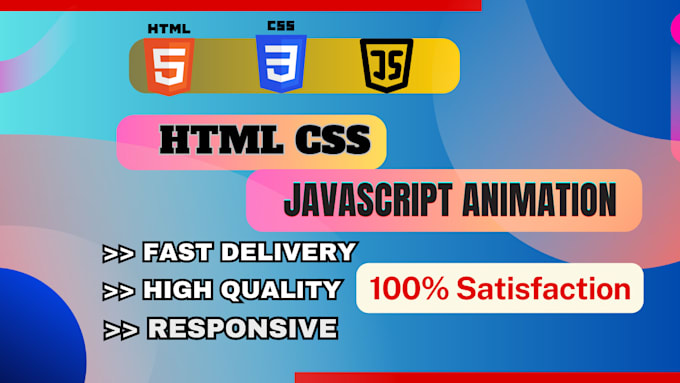 Create svg animation using html css, js for websites apps by Saurabhraj ...
