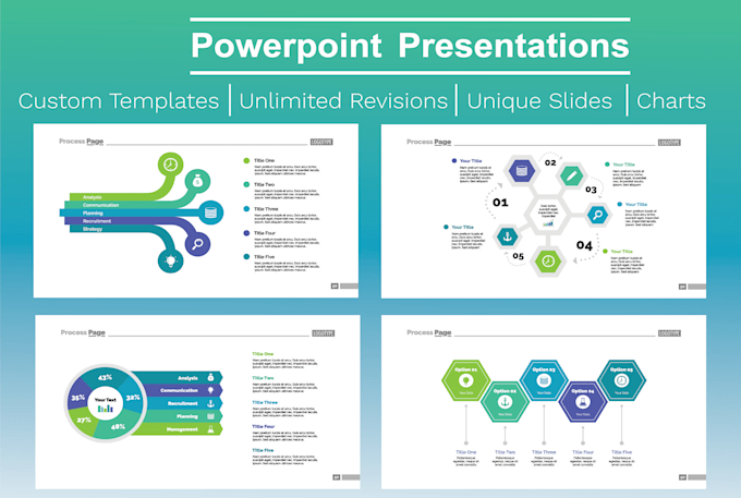 Design custom and redesign powerpoint slides by Saadkhanpro | Fiverr
