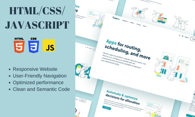 Develop interactive, dynamic websites with html, css, js by Sprintlogic ...