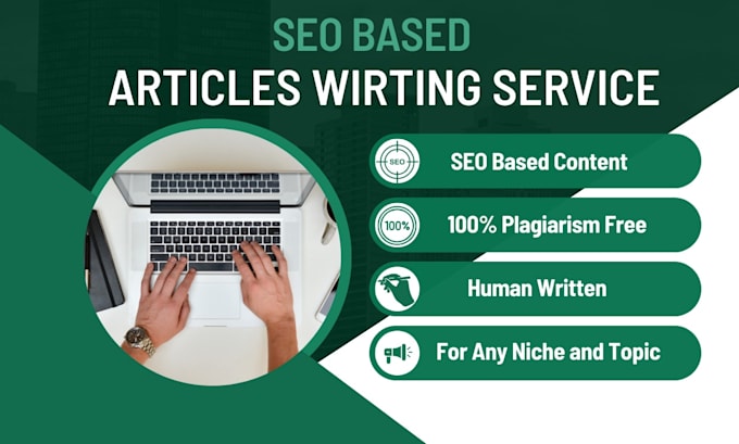 write SEO based tech articles, pets, food blogs for website