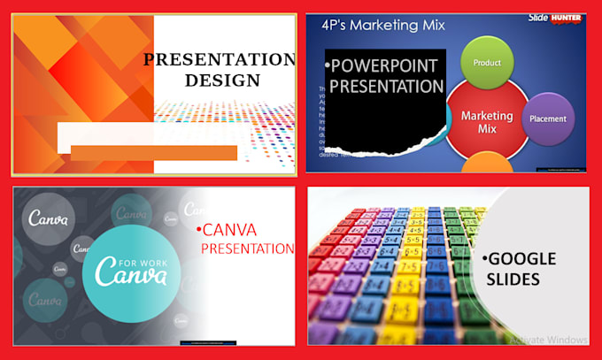 design business powerpoint presentation, google slides, pitch deck