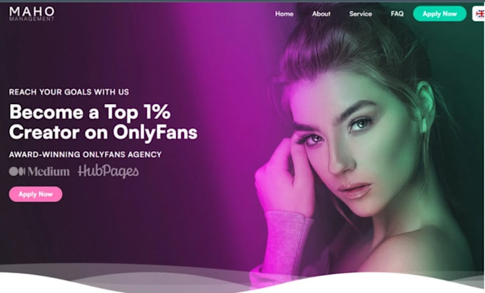 build onlyfans agency website, onlyfans model website