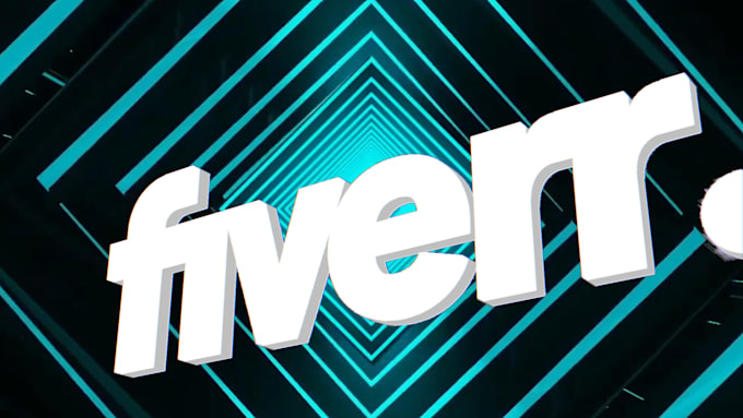 do unique custom vj loop dj visual logo animation