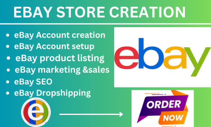 I will create a verified ebay seller account, ebay SEO, and ebay account creation