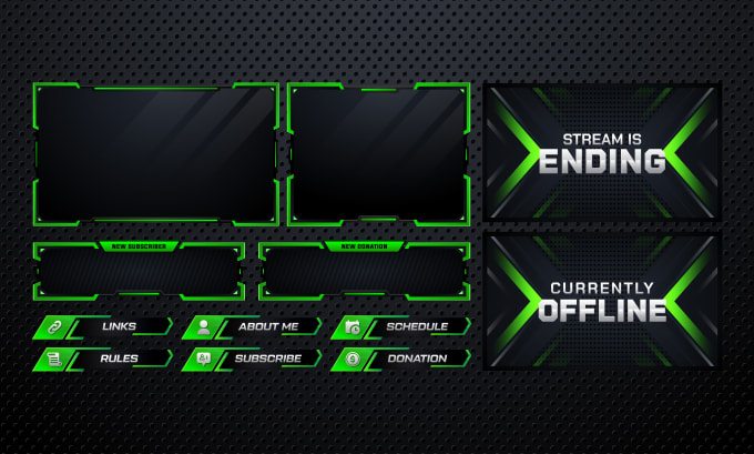 Customize and Conquer: Twitch Overlay Template for Esports