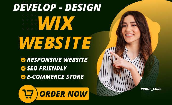 do wix website design or wix ecommerce website, wix online store