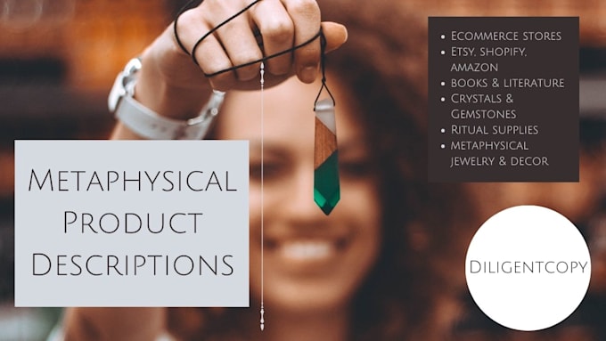 write metaphysical product and service descriptions