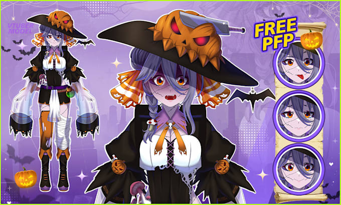 design and rigging live 2d vtuber model character