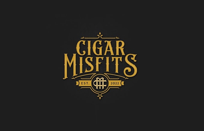unique cigar misfits logo design