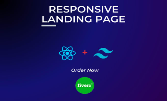 Create Your Landing Page Using React And Tailwindcss By Parinay Fiverr