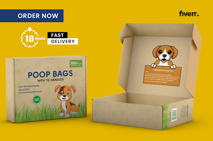 design amazon box packaging, product packaging, mailer box