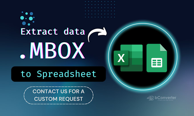 extract email from mbox or gmail to spreadsheet or google sheet