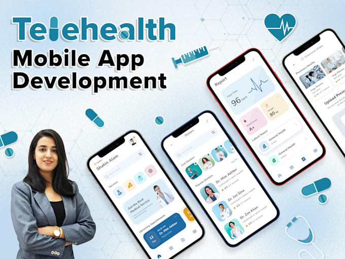 develop telemedicine, pharmacy, healthcare, doctor app