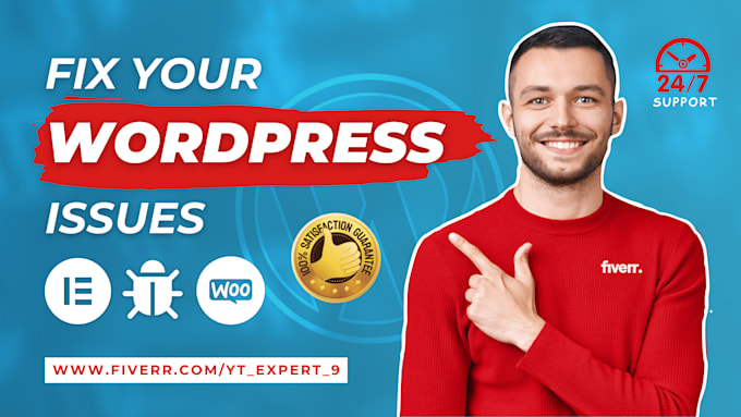 fix wordpress issues, fix wordpress error, wordpress bug fix
