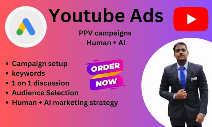 create and manage youtube ads campaign with google ads