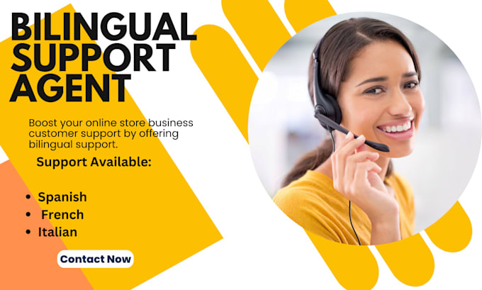be your bilingual spanish customer support agent