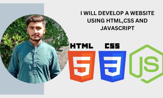 Design and develop website using html css and javascipt by ...