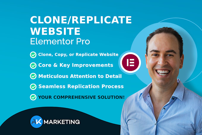 clone, copy, or replicate your website in elementor pro