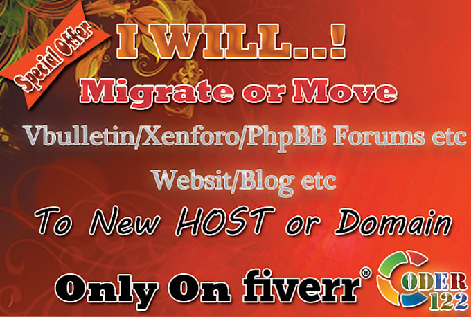 move website to new host or domain