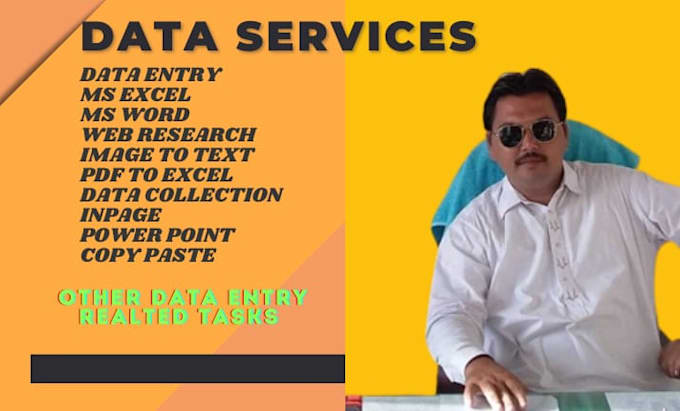 Be provide data entry web research excel word image to text by ...