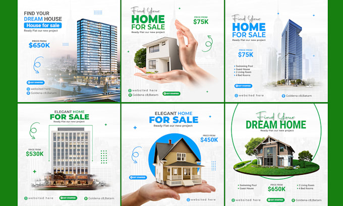 Design real estate business ads social media banner by Design_touch21 ...