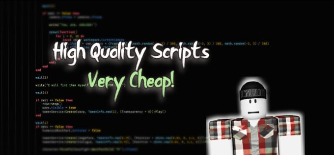 Create high quality roblox lua scripts for you by Angelobacon | Fiverr