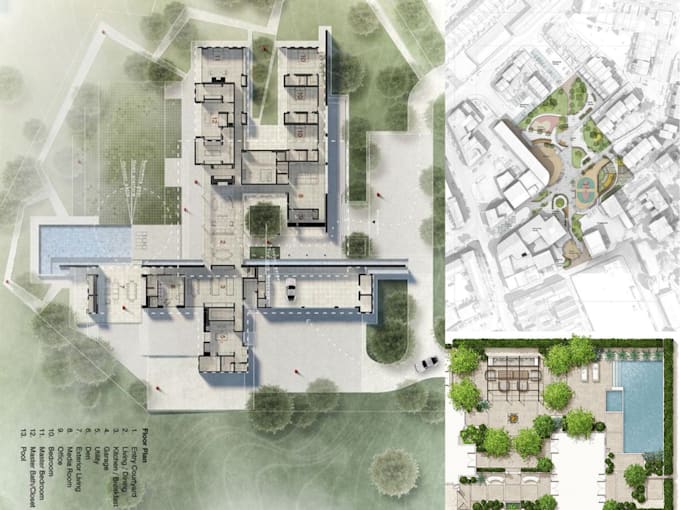 do architectural site plan and landscape design