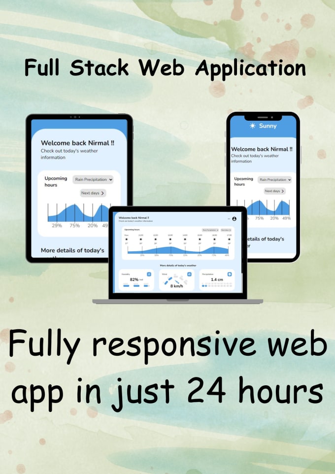 Create a fully responsive full stack web application by Nirmal_nk | Fiverr