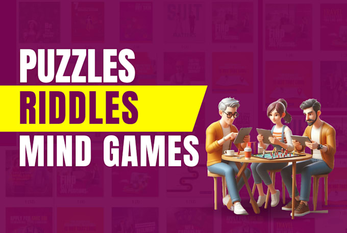 Create puzzles and riddles for social media or quests by Socialmedia ...