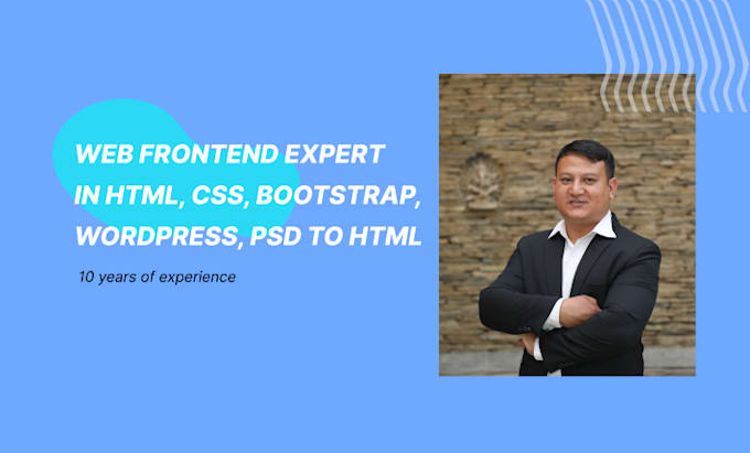 Convert website design to html using css bootstrap wordpress by Pradip ...