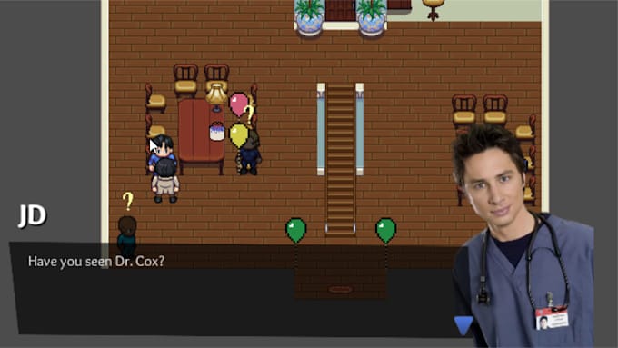 develop a personalized virtual birthday party video game
