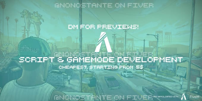 Develop Any Scripts Or Server For Your Fivem Server By Nonostante Fiverr Develop Any Scripts Or Server For Your Fivem Server By Nonostante Fiverr