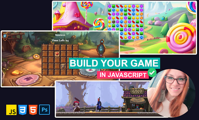 Create your game using javascript html and unique art assets by ...