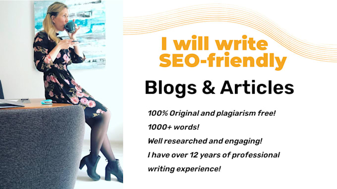 write articles for your website or blog