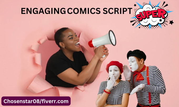 Script write comic script, comedy script, cartoon caricature scripts by ...