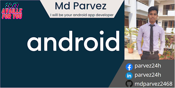 be your android app developer with java and kotlin