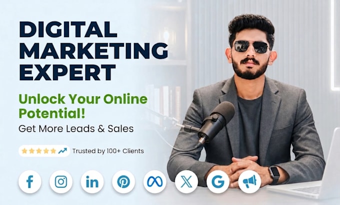 expert digital marketing and social media manager specialist